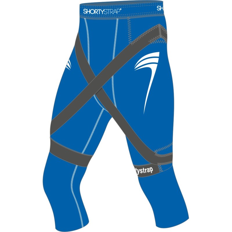 Short De Compression Shortystrap - Pubalgie, Douleurs Adducteurs - Blanc - Taille M - Soutien Musculaire